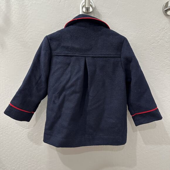 Little Bird by Jools Oliver Blue Wool Coat - Picture 9 of 9